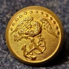 PRE CIVIL WAR UNITED STATES MARINE CORPS UNIFORM BUTTON ALBERT# MC-9-A-CUFF