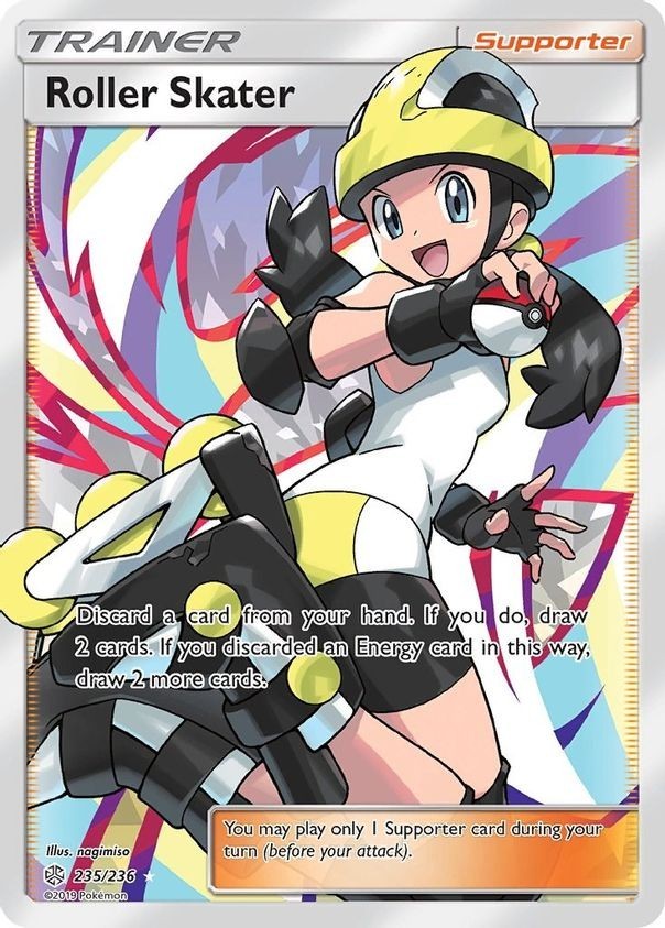 Roller Skater - 235/236 - Pokemon Cosmic Eclipse Sun & Moon Full Art Card NM