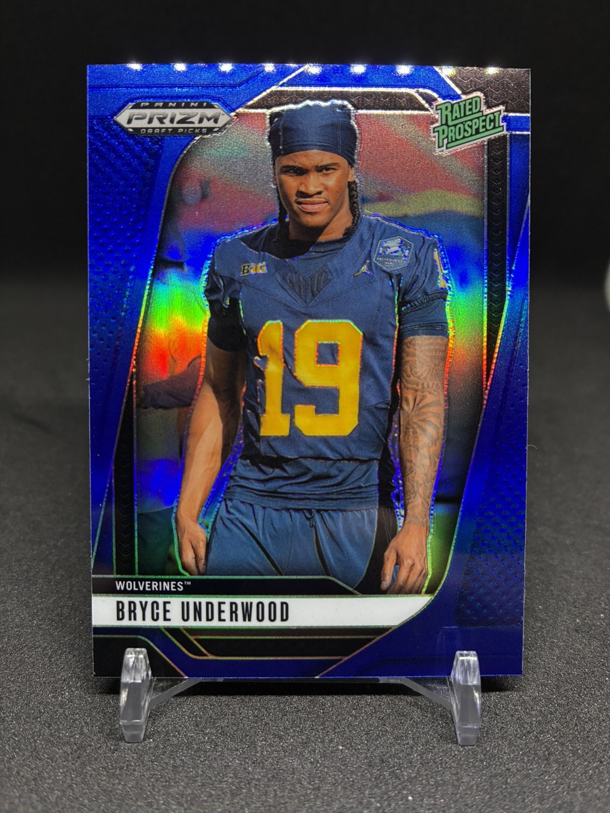2025 Panini Prizm Draft Pick - Bryce Underwood #28 Rated Prospect Blue /249