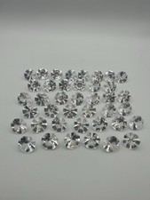 40 Pc. 35mm/20mm Crystal Clear Octagon Loose Beads NO Holes Craft Decoration