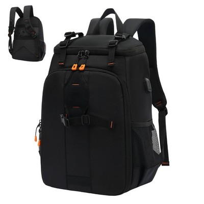 Travel Camera Backpack Bag Lens Case Rucksack Waterproof For SLR DSLR Canon Sony