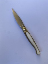 COLTELLO ARTIGIANALE PATTADA BY ROBERTO MONNI manico Corno cm 18