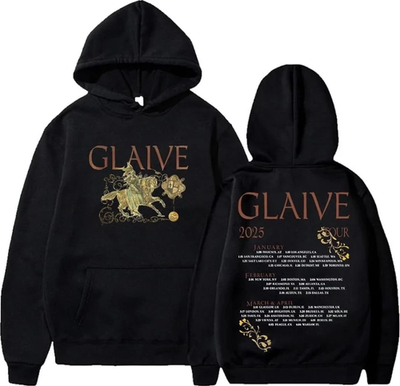 Glaive Merch 2025 Tour Hoodie Long Sleeve Good design new 3D