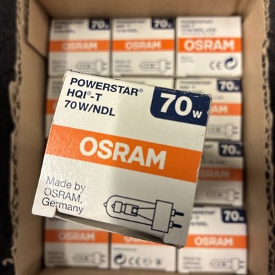 OSRAM 974327 POWERSTAR HQI-T 70W WDL UVS Halogen Metalldampf G12 NEU OVP