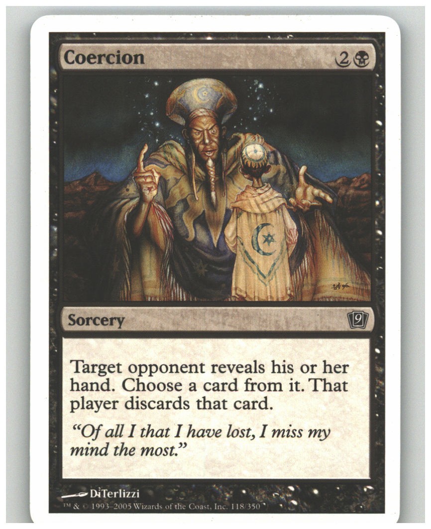 Coercion 118 9th Edition LP Magic