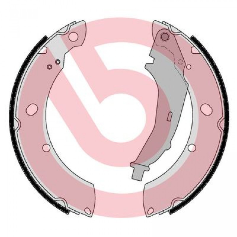 Für BREMBO S 85 544 SZCZ╩KI HAM. REAR SKODA - Bild 4
