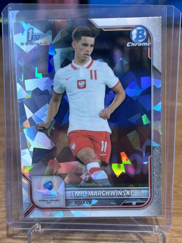 2023 Topps Bowman Chrome UEFA U21 1st Bowman Filip Marchwinski Atomic Poland