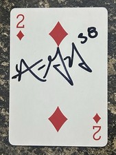 Aaron Grymes Hand Signed Autograph Auto Philadelphia Eagles NFL Playing Card