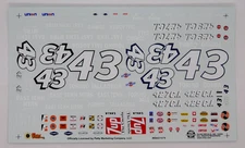 Slixx Decals 6943/1579 #43 Petty Torino 1969 For Polar Lights Talladega Stock