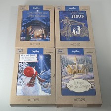 Dayspring Inspirational Religious 18 Card Pack Holiday Christmas Card Lot Of 4