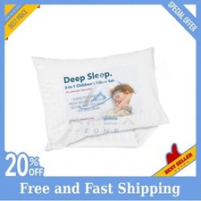 Toddler Pillow with Pillowcase - 13X18 Organic Cotton Hypoallergenic Kids Pillow