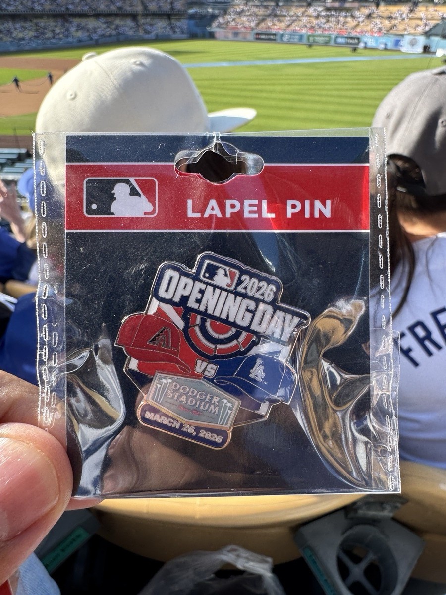 2026 Los Angeles LA Dodgers Opening Day Pin Dodgers Stadium MLB