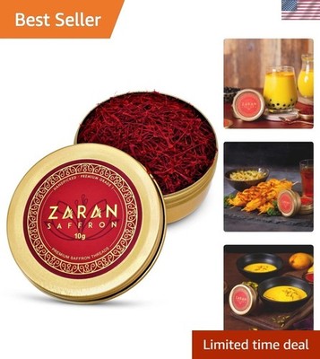 Superior Negin Saffron Threads - 10g Natural Spice for Culinary Delights