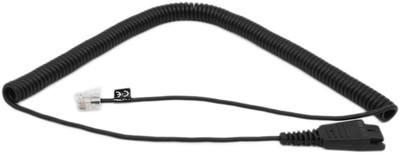 50x Jabra GN Netcom Spiralkabel für Headset 0,5 - 2 Meter QD auf RJ10 8800-01-37
