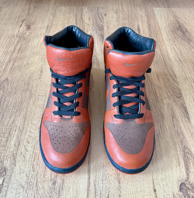 Nike Dunk High 1 Rare One Piece Laser Spice Leder Turnschuhe Herren 44 Top