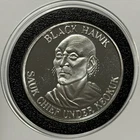 Black Hawk Sauk Chief Under Keokuk Rare Coin 1 Troy Oz .999 Fine Silver Round