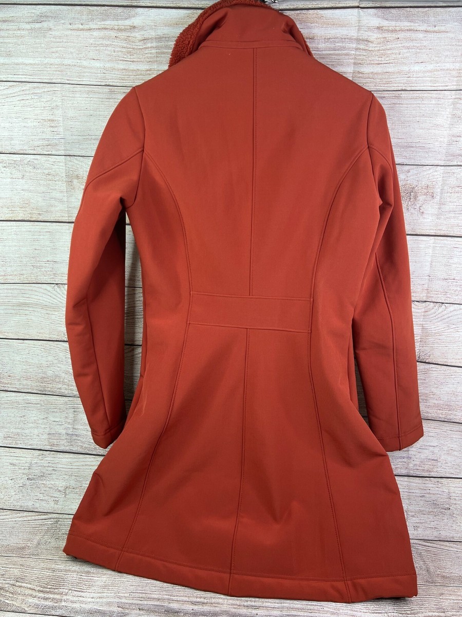 Women's Patagonia Soft Shell Fleece Au Train Long Coat Jacket