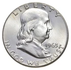 Choice Uncirculated 1963 P Franklin Half Dollar Coin Gem BU From OBW Roll