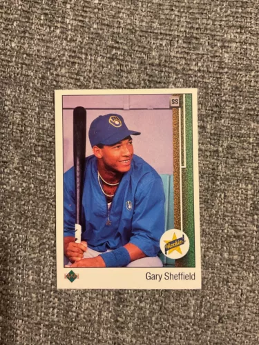 1989 upper deck Gary Sheffield #13  upside down ss error