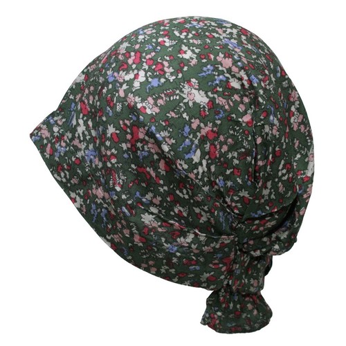 Small Floral Scarf Slip On Pre Tied Turban Wrap Hat Chemo Cancer Headwear Women - Picture 6 of 8
