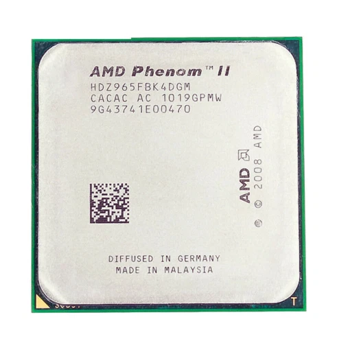 AMD Phenom II X4 965 3.4 GHz Quad-Core Socket AM3 AM2+ 125W CPU Processor - Image 2 of 4