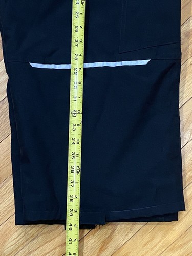 Pantaloni da sci OE Pro Ocean & Earth da uomo 2XL neri foderati in pile tasche cargo zip mosca - Foto 15 di 15
