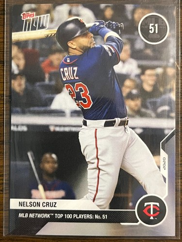 2020 Topps Now MN-51 Nelson Cruz