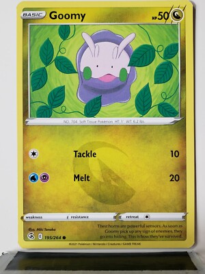 Goomy 195/264 - NM / M - Fusion Strike Pokemon Card $2 Flat