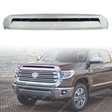 Chromed Hood Bulge Grill Hood Bulge Molding Bumper Trim For 14-21 Toyota Tundra