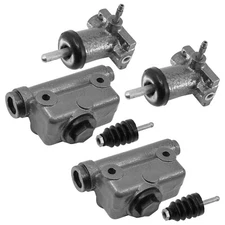 Caltric L25419 A51976 A50557 Brake Master & Slave Cylinder for Case-IH Backhoe