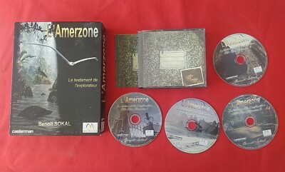 Jeu L'Amerzone PC – Big Box Carton Française – Bon état, Manuel Et Boîte D'origine