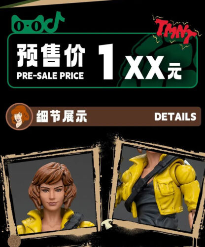 JOYTOY 1/18 TMNT SPLINTER APRIL ONEIL New instock - Picture 16 of 27