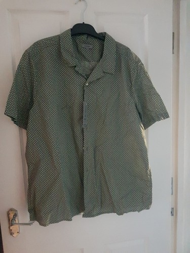George Mens Short sleeved Jazzy Shirt Size 2XL. XXL .48-50 chest.green.BNWT - 第 1/3 張圖片