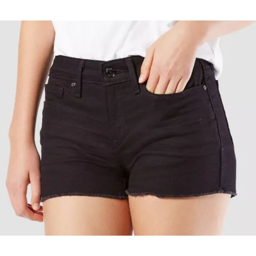 Womens Ladies Shortie Shorts Denim 