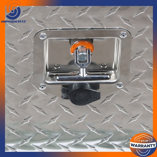 Aluminum Tool Box Under body Bed Trailer RV Truck Storage w/Lock 24"X18"X17" - Picture 9 of 15