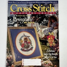 Better Homes and Gardens Cross Stitch Magazine Patterns Craft Needlework Mar 94