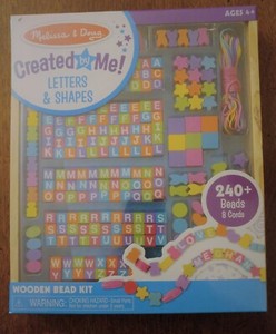 melissa and doug wooden bead kit