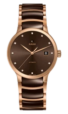 Rado Centrix Automatic Diamond High Tech Ceramic Brown Dial Men Watch R30036752