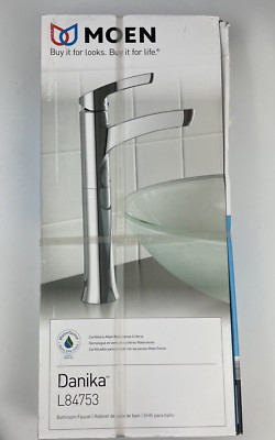 Moen Danika L84753 Single Handle Vessel Lavatory Faucet - Chrome
