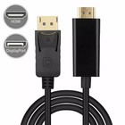 6FT 4K Display Port DP to HDMI Cable Adapter Converter Audio Video PC HDTV 1080P