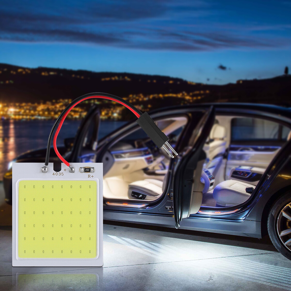 5x Auto Innenraum LED Lampen T10/BA9S Sockel | Weiß, 48 SMD, 4W, 7000K - Perfekt Für Kuppel- Und Kartenlicht
