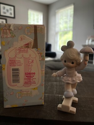 VTG. Enesco Precious Moments Sammy's Circus ''Markie'' 1993 W/Box #528099