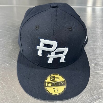 Puerto Rico World Baseball Classic New Era 59FIFTY Navy Blue Fitted Hat 7 5/8