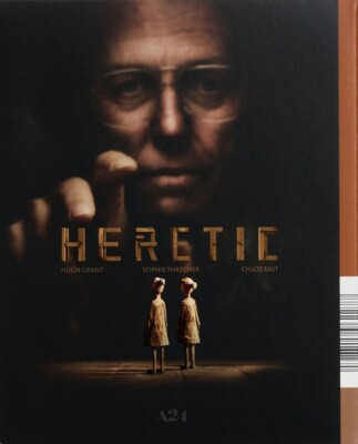Heretic (2024)[Blu-ray]-Horror Thriller, Hugh Grant, Sophie Thatcher, Bryan Wood