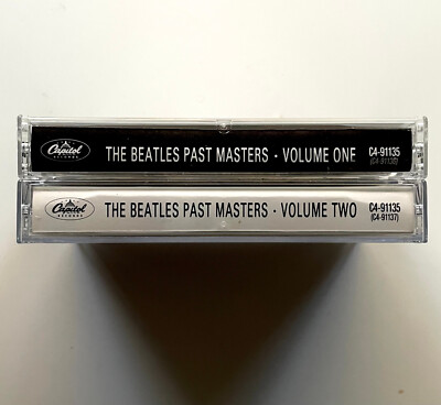 Vtg THE BEATLES Cassette PAST MASTERS Part 1 & 2 COMPLETE 2 Tape