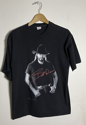 Vintage Bill Davis Shirt Sz XL 90s Country Music Single Stitch Shirt