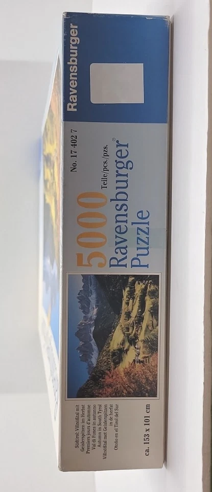 5000 Piece - Original Ravensburger Puzzle, Autumn in South Tyrol. - Image 4 of 4