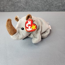 Ty Beanie Babies Spike The Rhinoceros 1996 Tag Toy Plush