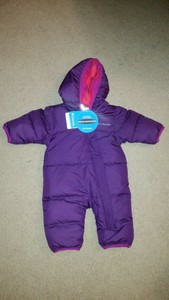 columbia infant down snowsuit