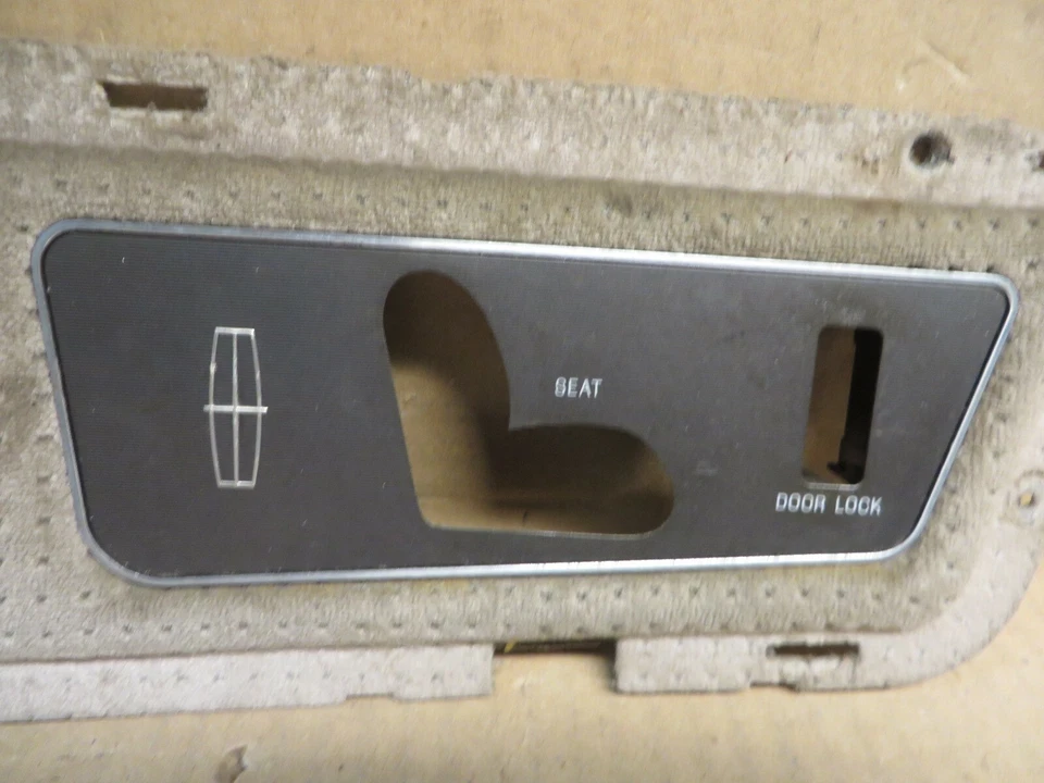PANEL DE PUERTA LINCOLN MARK VII 84-92 ALMOHADILLA TERCIOPELO TOSTADO DRIVER LH Foto 2 de 3